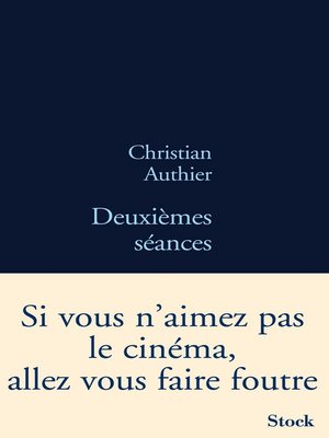 cover image of Deuxièmes séances